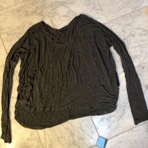 Brandy Melville grey slouchy shirt
